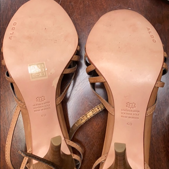 Aldo SZ 40, open-toe sandals with strap@ankle - Picture 6 of 6